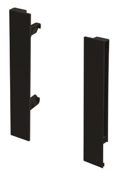 MXS Slim Gls Pnl Hldr Set 199mm Plastic Black 514.09.372