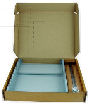MXP FSC Certified AsD Drawer Pan 35kg 92/800mm Silver