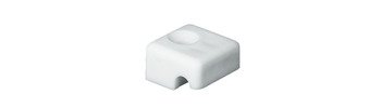 Fastening Block Screw On Plastic White 540.67.720