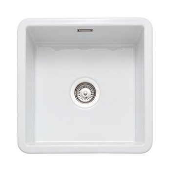 Rectangle Rustique CRUB4040WH 1.0B Sink Cer Wht 565.57.770