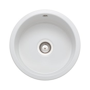 Rectangle Rustique CRUB385WH 1.0B Sink Cer Wht 565.57.790