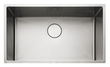 Rectangle Kube KUBE70 1.0B Sink UH Stainless Steel 565.60.411
