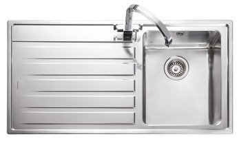 Rectangle Rockford RK9851L 1.0B Sink LHD Stainless Steel 565.60.650