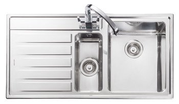 Rectangle Rockford RK9852L 1.5B Sink LHD Stainless Steel 565.60.660