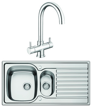 Sofia STP1000C 1.5B Sink+Tap Set Rev