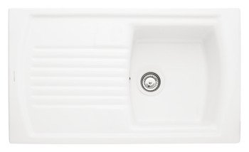 Rectangle Tenby CTE8501WH 1.0B Sink Cer Wht