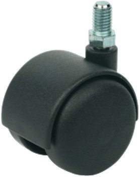 D35mm Twin Castor Hd M8 Plastic Black 660.07.304