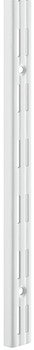 Supp Chnl Dbl Slot 995mm PC Steel White