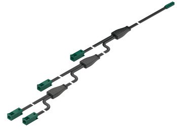 Loox5 LED Ext Lead 4-Way 24V 2.0m MC 833.95.743