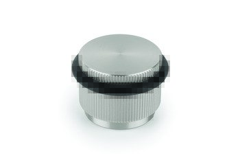 Arpa Door Stop Floor D45x30mm Aluminium Stainless Steel