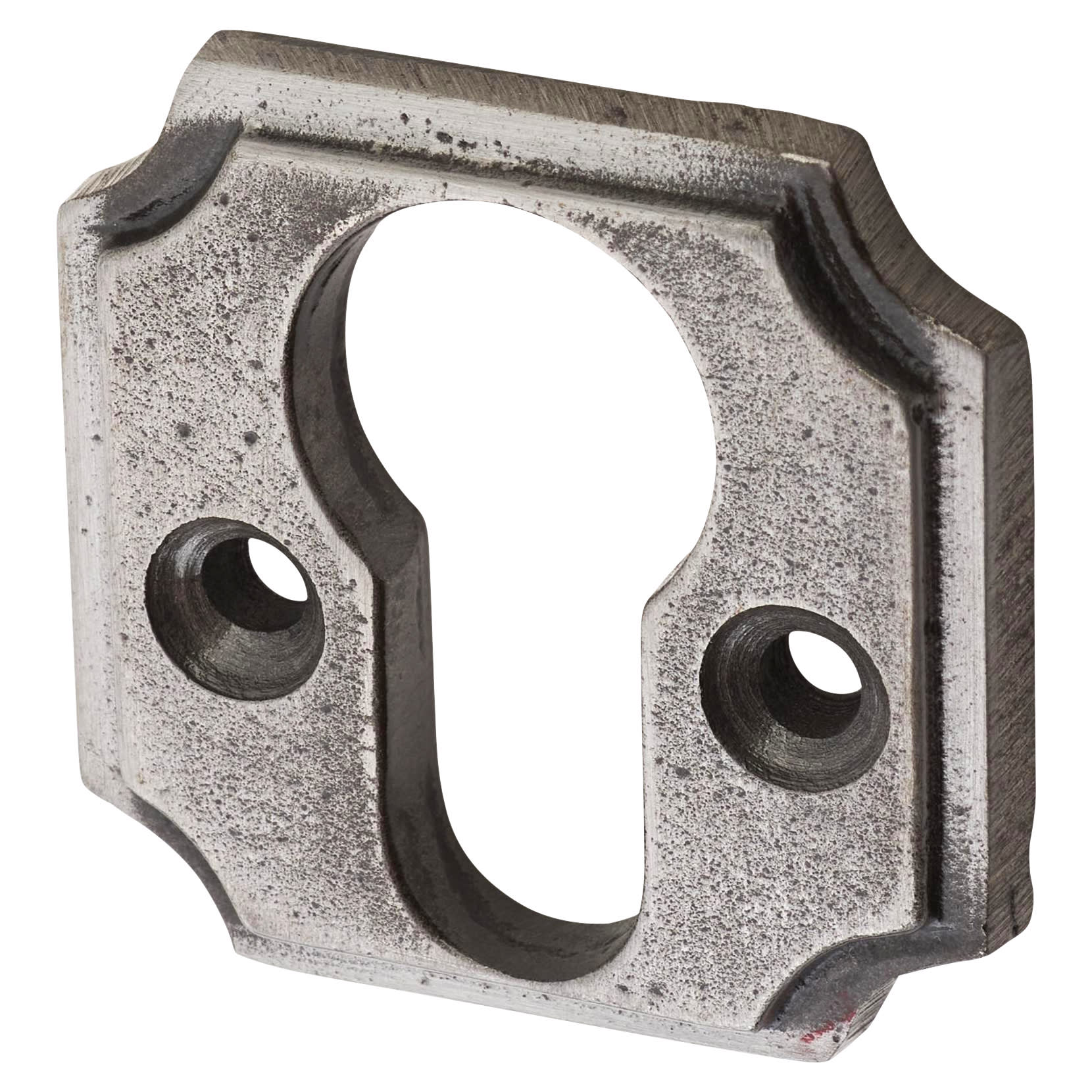 Escutcheon - 40mm Diameter - Euro - Polished Iron