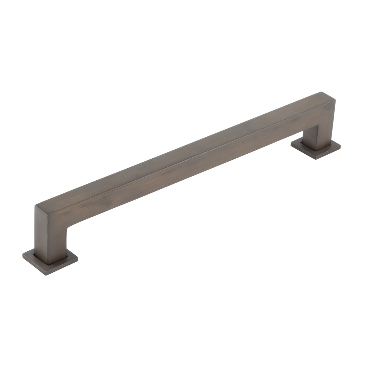 Trafalgar 25mm Square D-Bar Cabinet Pull Handle - 224mm c/c - Dark Bronze