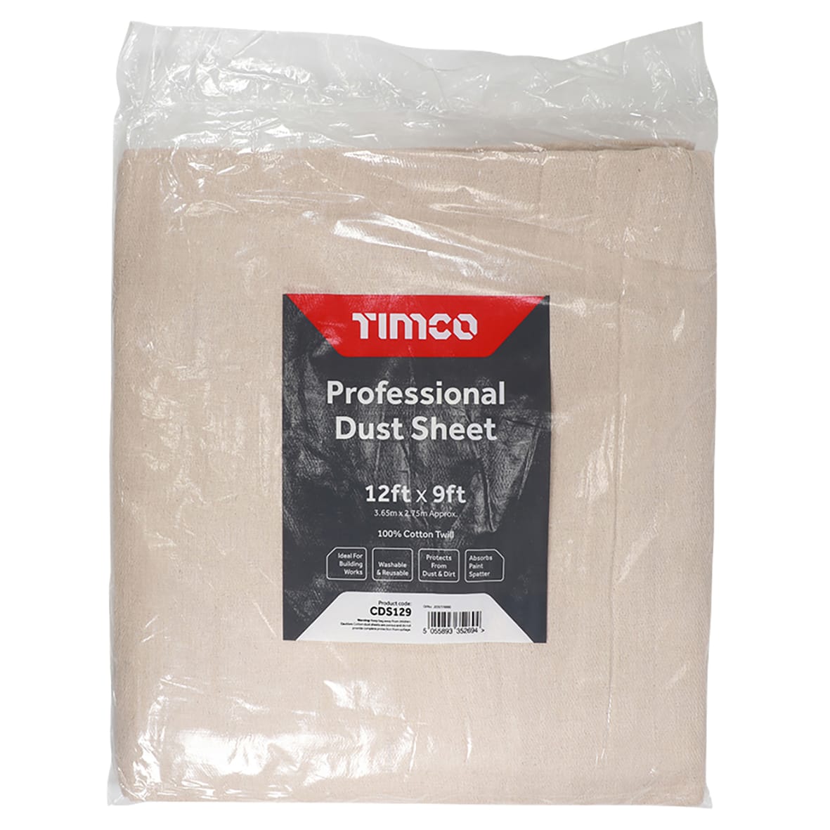 Professional Dust Sheet - 12' x 9