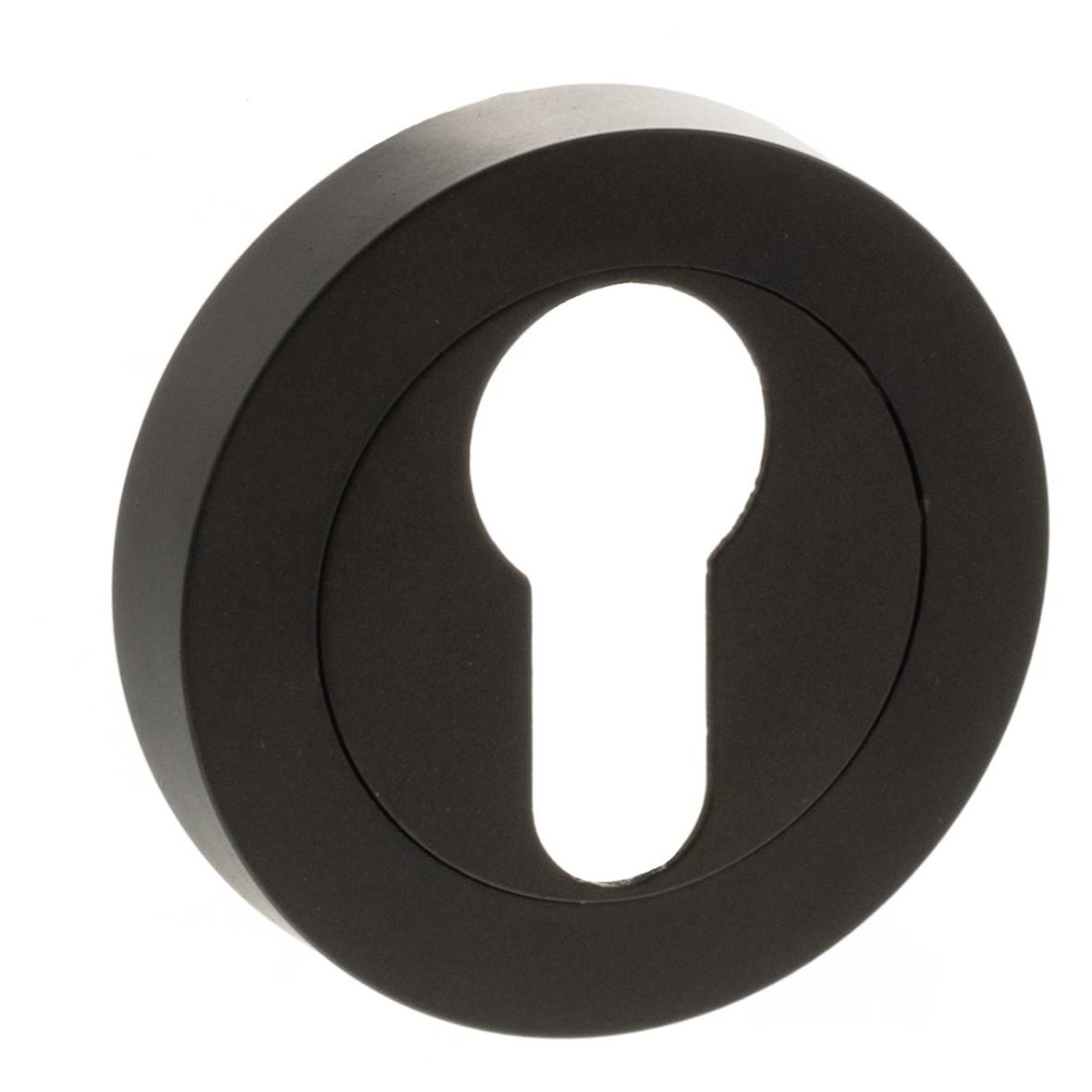 Status Escutcheon - 51mm Diameter - Keyhole - Urban Dark Bronze - Pair