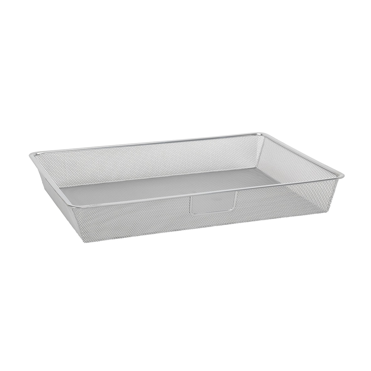 Top Track System - Click In Shallow Mesh Basket for Gliding Frame - 580 x 427 x 85mm - Platinum