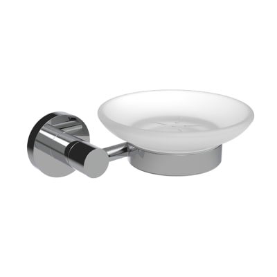 Style Soap Dish Holder - 135 x 125 x 85mm - Polished Chrome