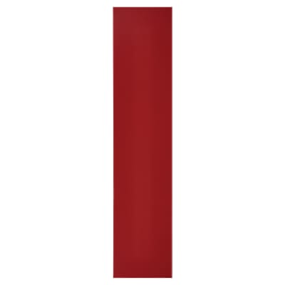 AR624B Nylon Self-Adhesive Plain Finger Plate - 350 x 75mm - Rouge Red