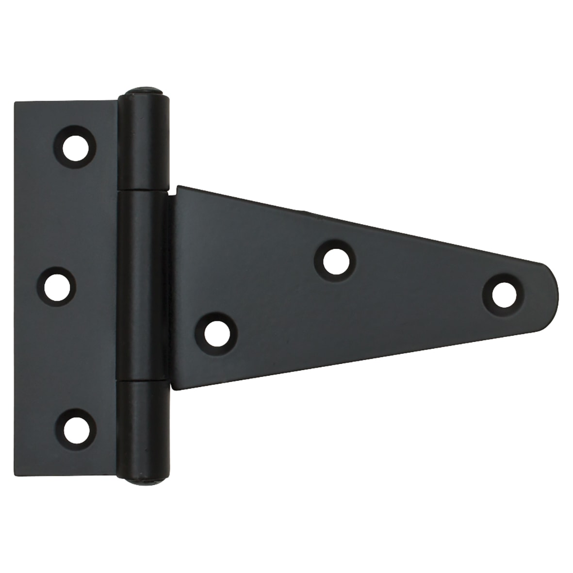 Heavy Duty Gate/Door Tee Hinge - 100 x 83mm - Black Powder Coated - Pair