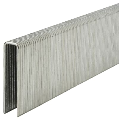 91 Series Narrow Crown Staples - 25mm Length - Galvanised - Pack of 1000