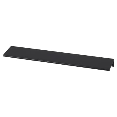 Serva Lipped Edge Cabinet Pull Handle - 128mm Centres - Black