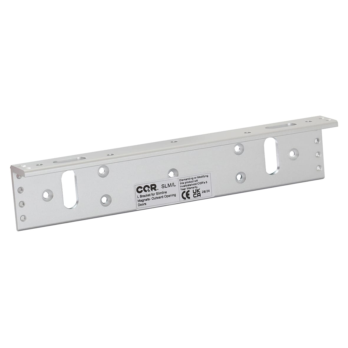 Electromagnetic Door Lock L Bracket - 250 x 48 x 29mm - Slimline Magnet
