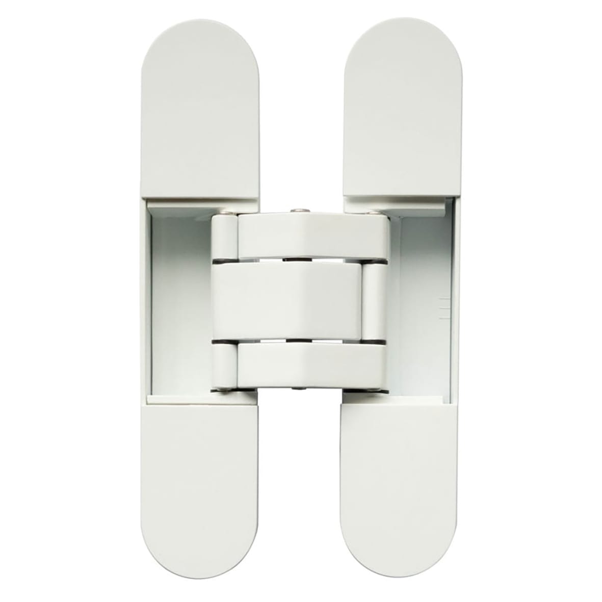 3D Fire Rated Concealed Door Hinge - 140 x 30mm - White