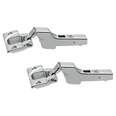 CLIP Top Cabinet Hinge - 110° - Un-Sprung - Half Overlay - Zinc Plated - Pair