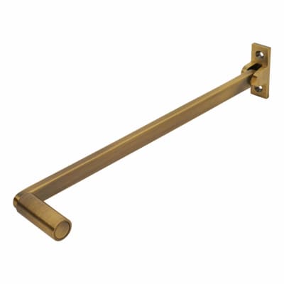 Marcus Roller Arm Fanlight Stay - 254mm Length - Antique Brass