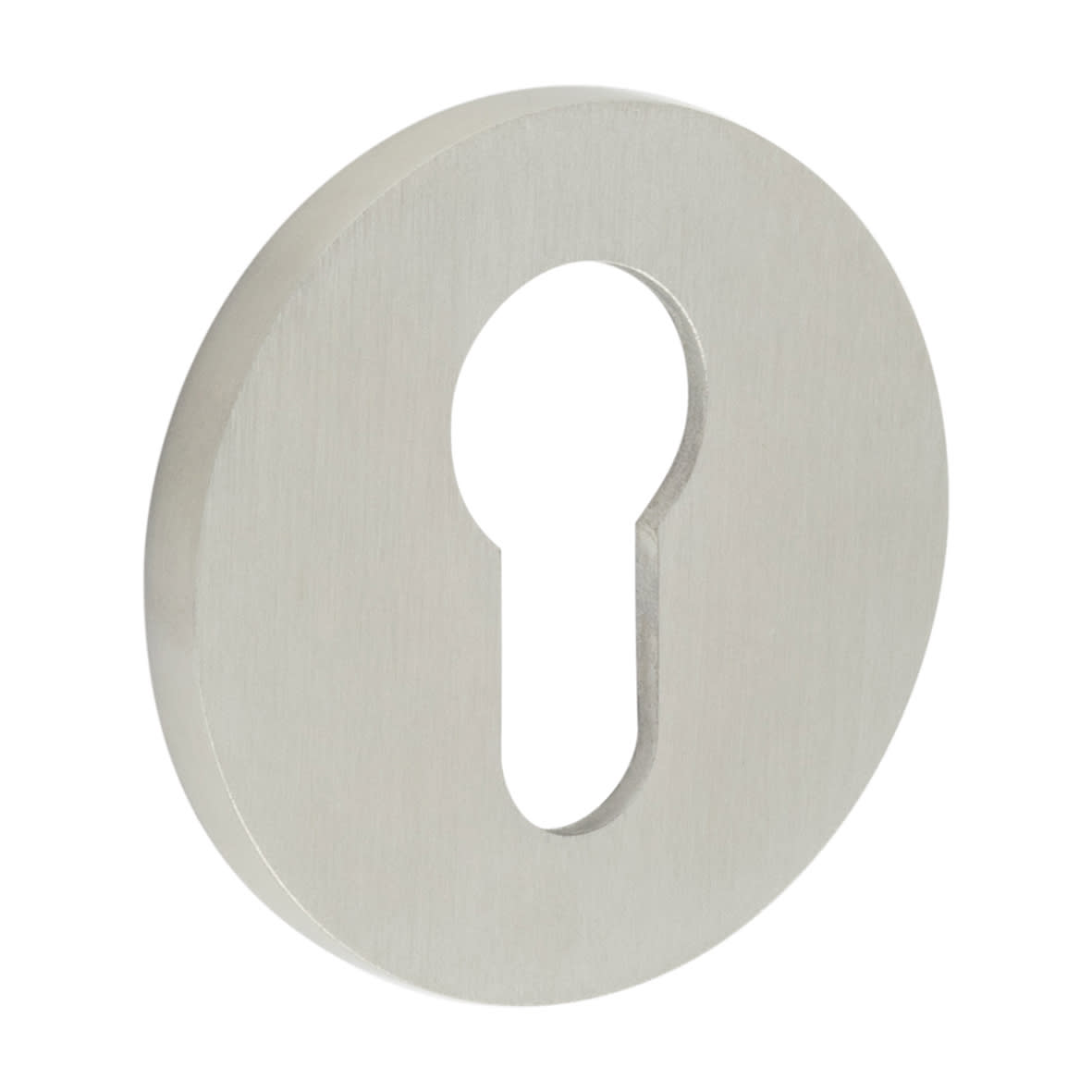 Escutcheon - 54mm Diameter - Euro - Satin Stainless Steel