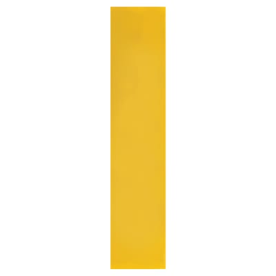 AR624B Nylon Self-Adhesive Plain Finger Plate - 350 x 75mm - Golden Yellow
