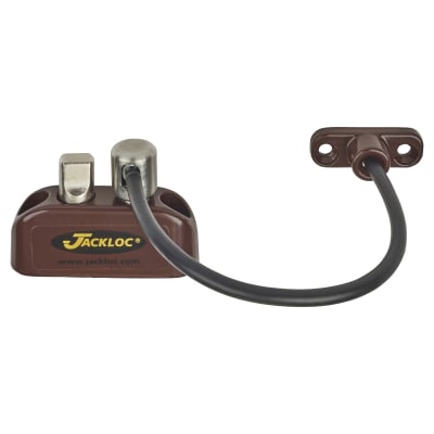 Pro-Twist Push & Turn Cable Window Restrictor - Brown
