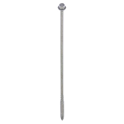 Timber Frame Screws Hex Head - 6.7 x 250mm - Green - Pack of 50