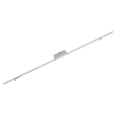 Slim U-Rail Offset Espagnolette uPVC Window Lock - 600mm Length - 20mm Backset - 8mm Cam