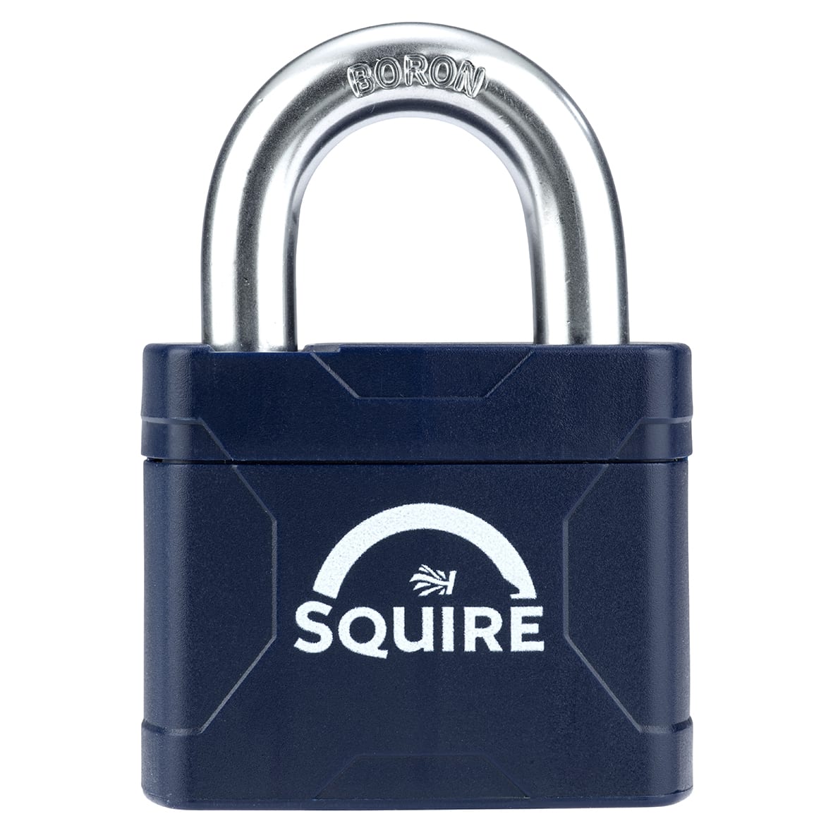 Stronglock Plus 50 Laminated Steel Open Shackle Padlock - 55mm Body - 24 x 23.5mm Shackle - Blue