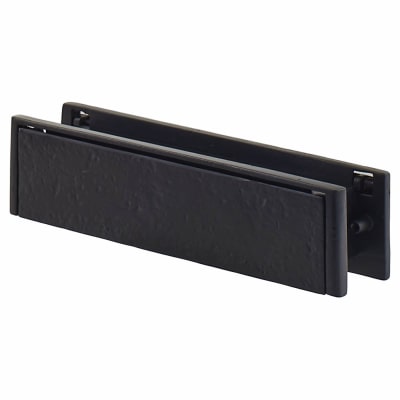 Sleeved Letter Plate - 270 x 70mm - Black Iron