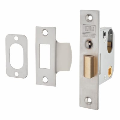 2332 Mortice Nightlatch - 77mm Case - 60mm Backset - Satin Stainless Steel