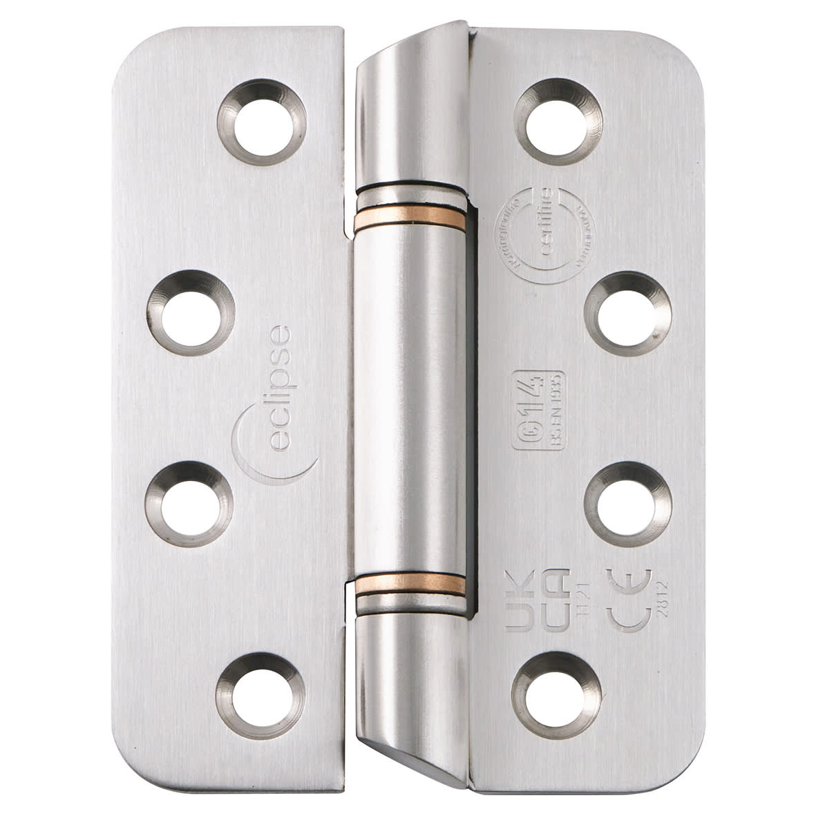 Thrust Bearing Grade 14 Anti-Ligature Butt Hinge - 102 x 76 x 3mm - Satin Stainless - Pair