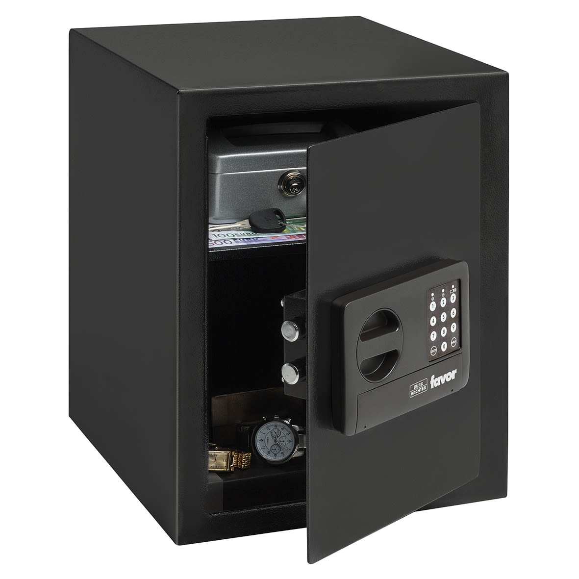Favor S7E Safe 7 - 415 x 310 x 350mm - Keypad - Matt Grey