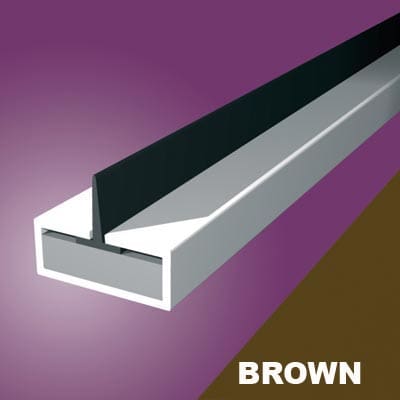 Single Centre Flipper Intumescent Strip - - 10 x 4 x 2100mm - Brown - Pack of 10