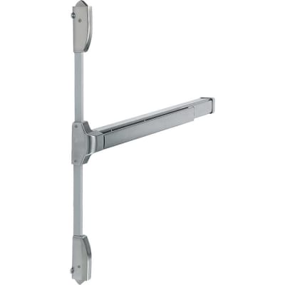 Single Door 2 Point Touchbar Panic Bolt - Timber/Metal Door - Silver