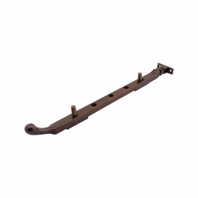 Bulb End Casement Window Stay - 12"/300mm Length - Soft Antique Bronze