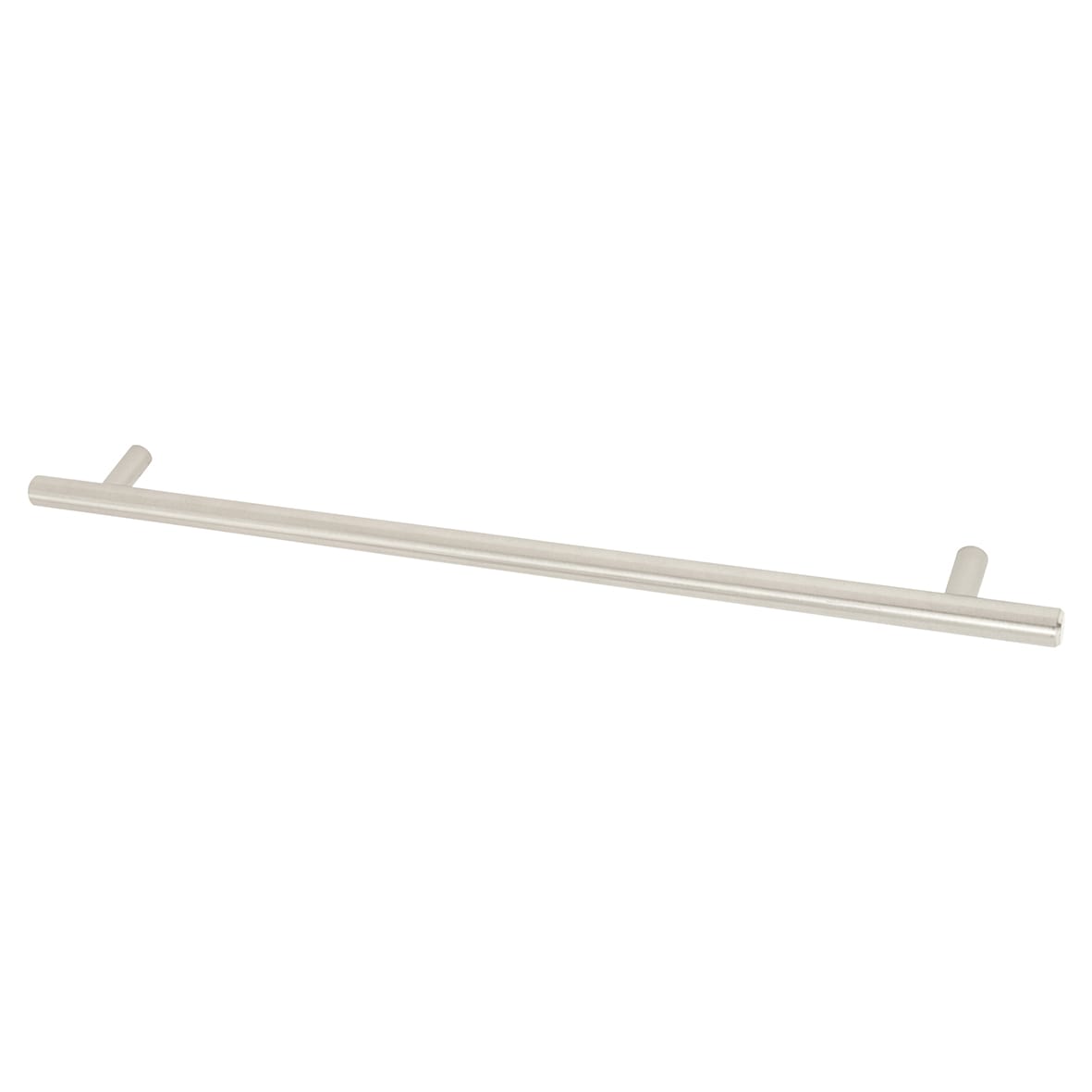 12mm T-Bar Cabinet Pull Handle - 288mm Centres - Satin Nickel