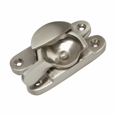 14mm Narrow Keep Fitch Sash Window Fastener - 65 x 14mm - Satin Nickel