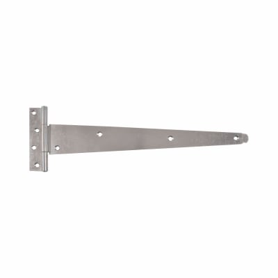 Medium Duty Gate/Door Tee Hinge - 350 x 25mm - Zinc Plated - Pair