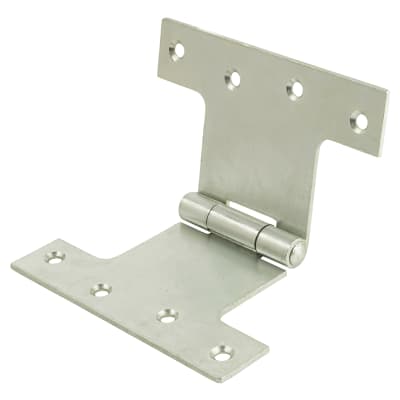 Parliament Hinge - 100 x 76 x 116mm - Zinc Plated - Pair