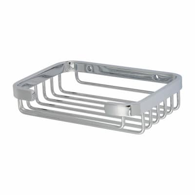 Style Wire Shower Soap Dish Basket - 40 x 135 x 95mm - Polished Chrome