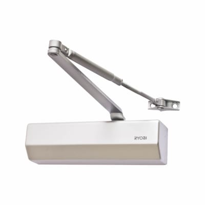 D-2550BC Overhead Fire Door Closer - Power Size 2-4 - Push/Pull Mounting - Silver