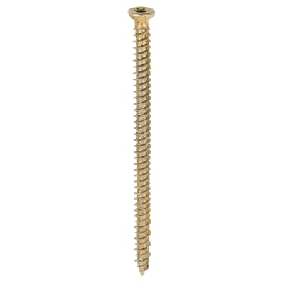 Concrete Screw - Countersunk - Yellow Passivated - 7.5 x 120mm - Pack of 100