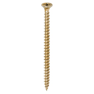 Solo Chippy Pozi Countersunk Wood Screws - 4.5 x 70mm - Yellow Zinc - Pack of 200