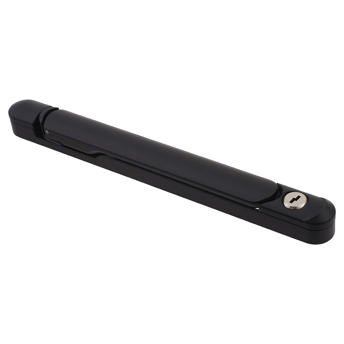 uPVC Inline Espagnolette Locking Multipoint Window Handle - 15mm Spindle - Dual - Black